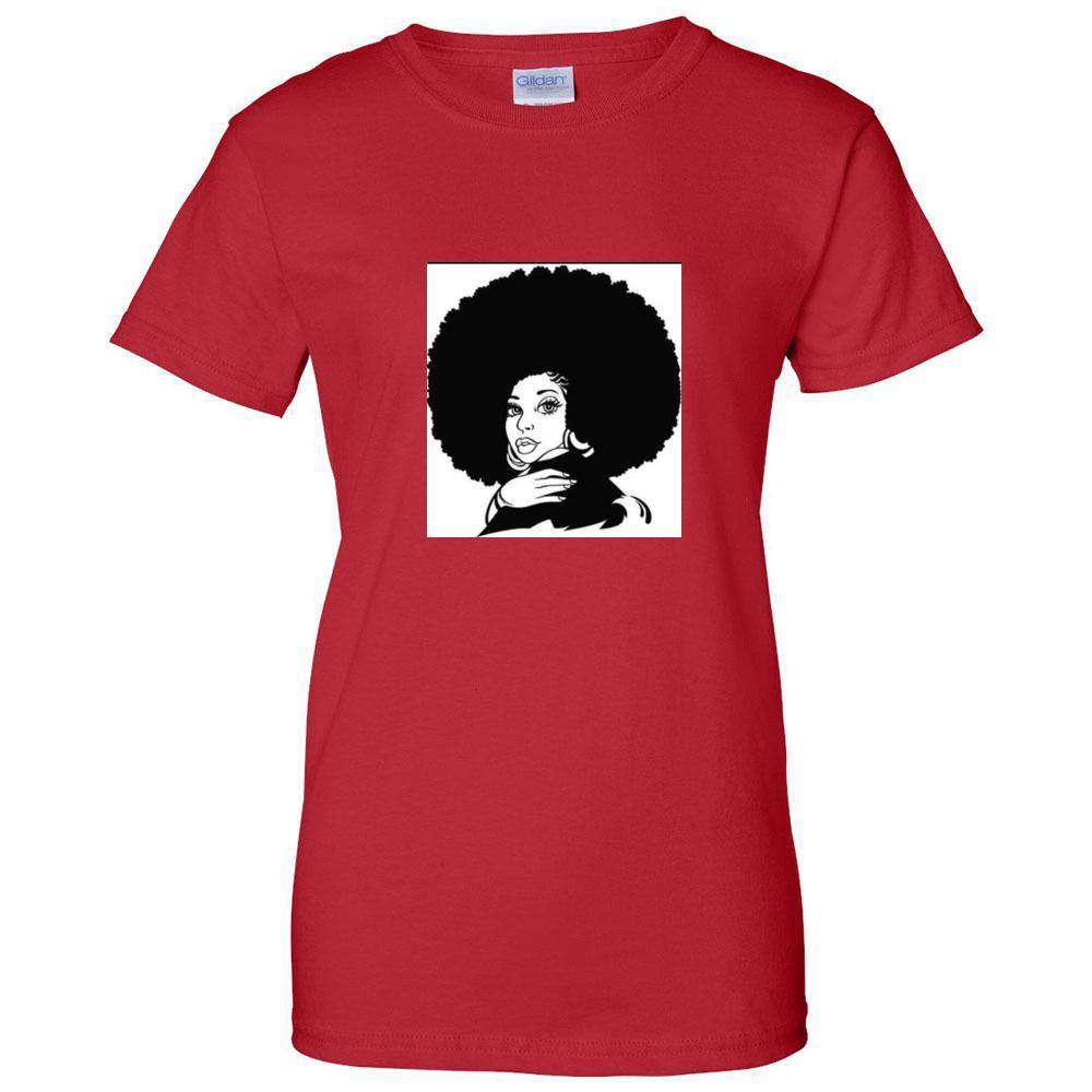 Afrogirl- Ladies Ultra Cotton® 100% Cotton T-Shirt