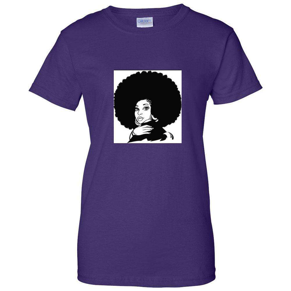 Afrogirl- Ladies Ultra Cotton® 100% Cotton T-Shirt