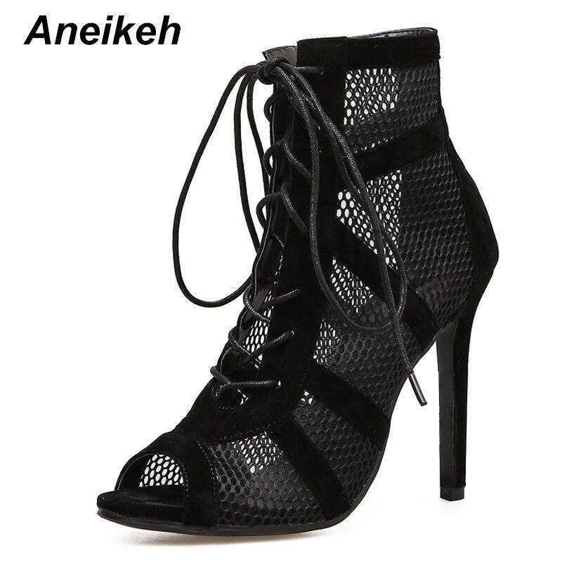 Aneikeh Mesh High Heels