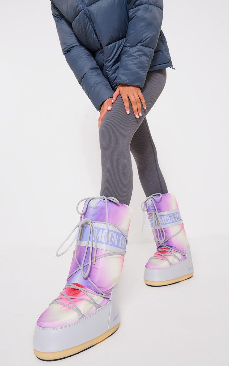 Grey Moon Boot Icon Tie Dye - HCWP 