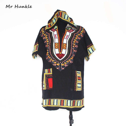 Brand New Hooded Dashiki T-shirt unisex