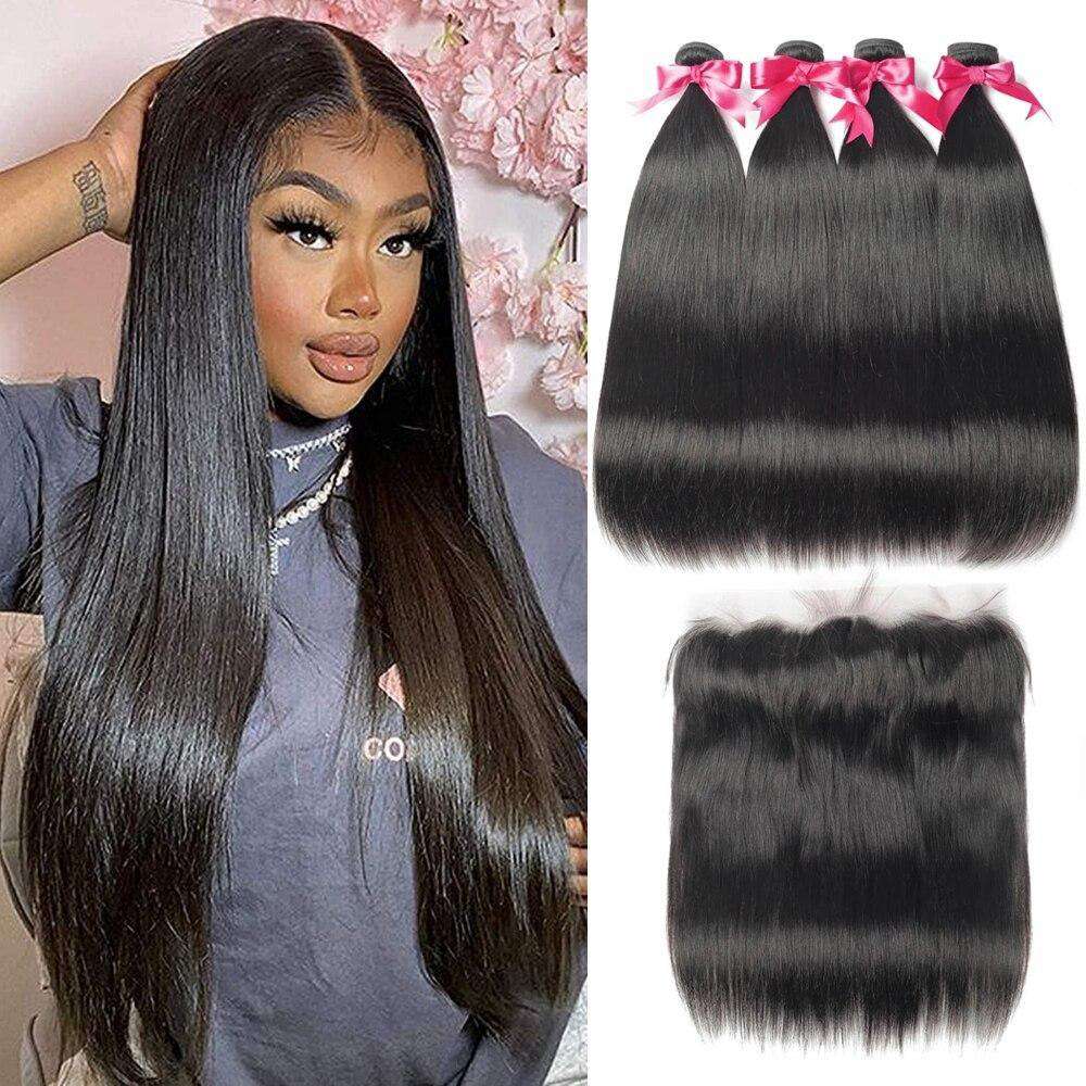 Brazilian Hair Bundles Lengths:8-24inches Closure Lengths:8-20 inches