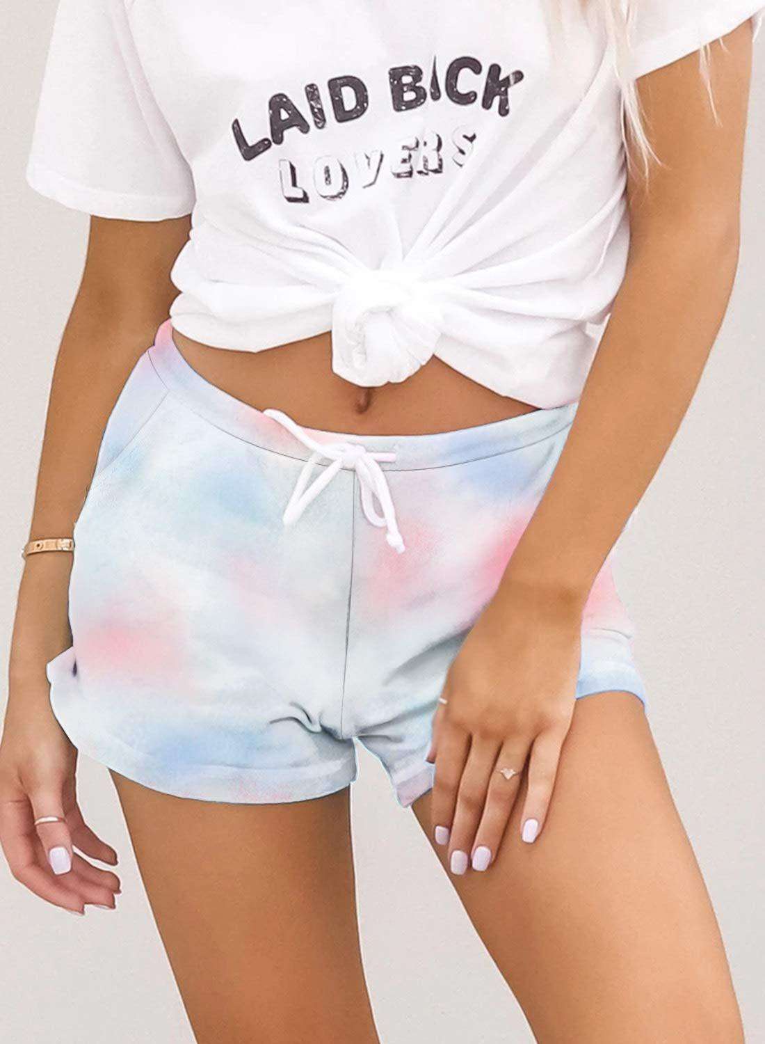 Casual Tie-dyed Shorts