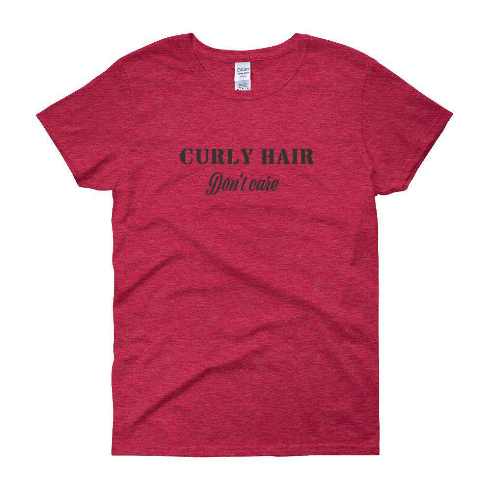 Curly Hair Women's short sleeve t-shirt