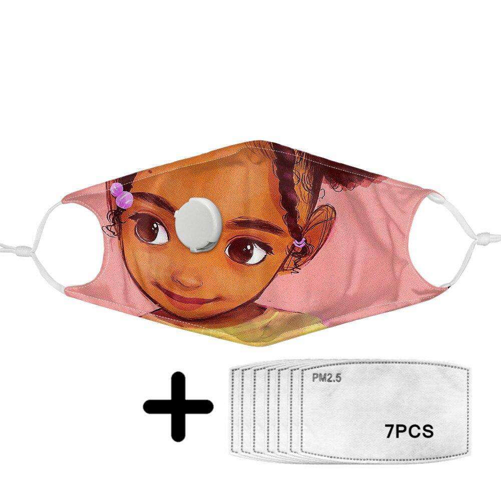 Cute African Girls Print Mask