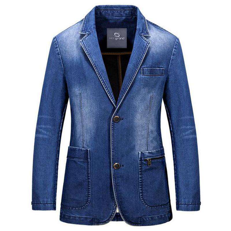 Demin Blazer Spring Suits