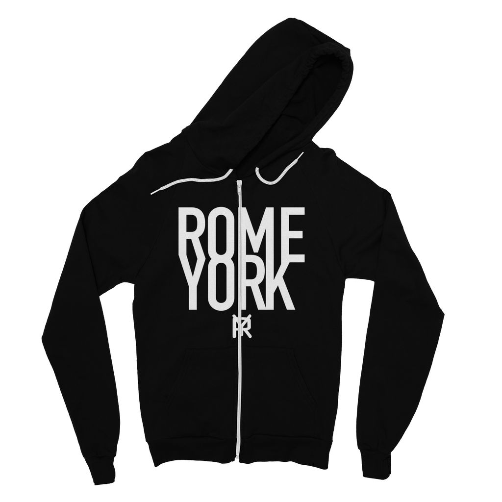 Rome York Fine Jersey Zip Hoodie