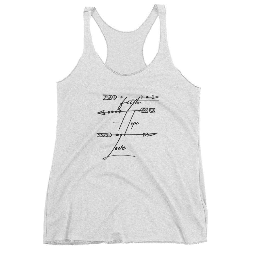 Faith, Hope, Love Women's tank top