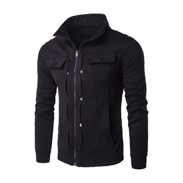 Fashion Sudaderas Hombre Hoodie Cardigan