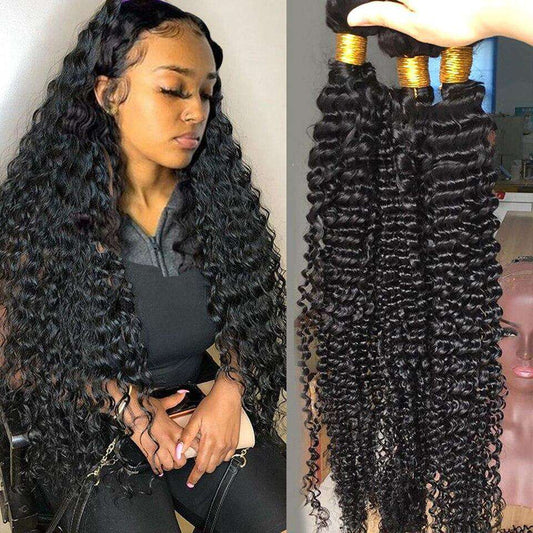 Fashow Brasilianische Tiefe Welle Haar 1/3/4 Bundles Weave 30 32 34 36 Zoll