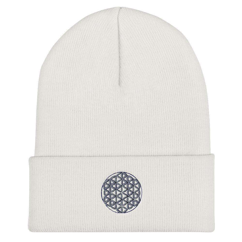 Flower of Life Cuffed Beanie