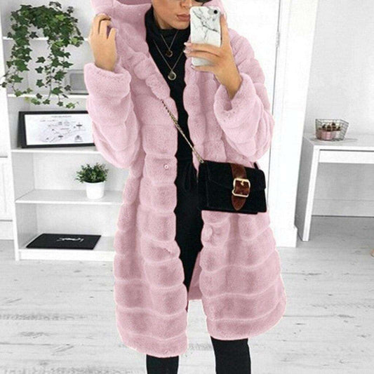 Fluffy Ladies Jackets Outwear