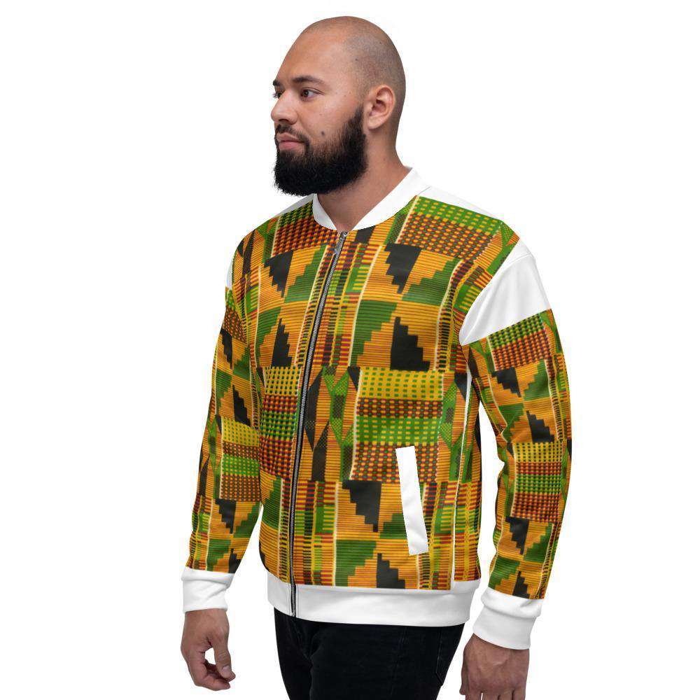 Kente Unisex Bomber Jacket