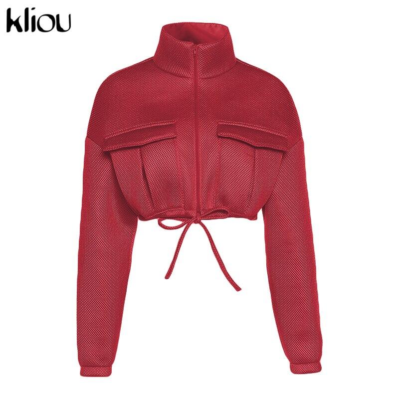 Kliou Mesh Crop Jacket