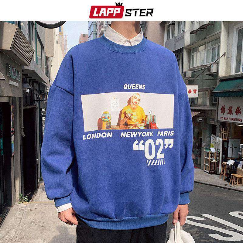 LAPPSTER Men Streetwear Hoodies