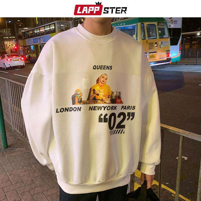 LAPPSTER Men Streetwear Hoodies