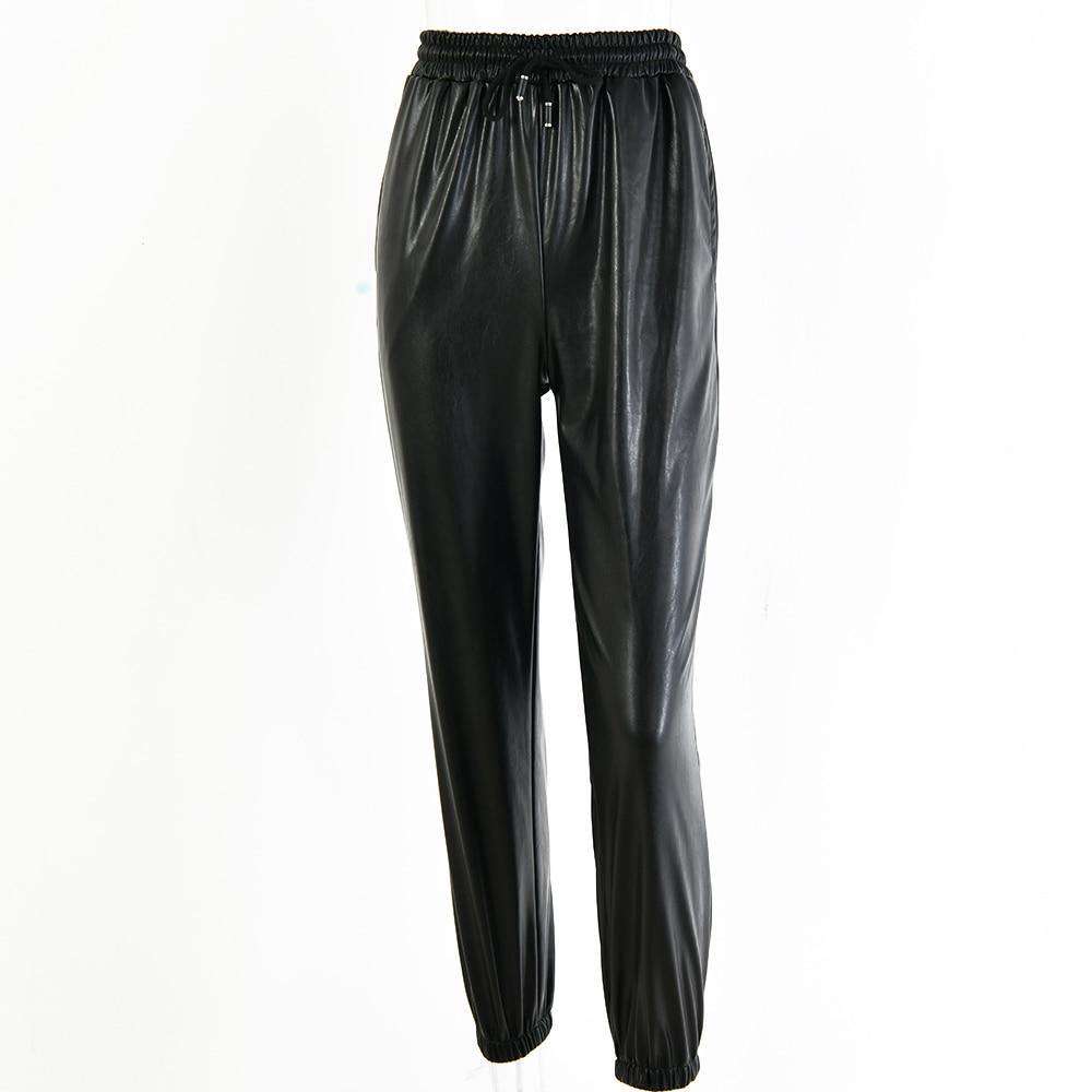 Leather Harem Pants