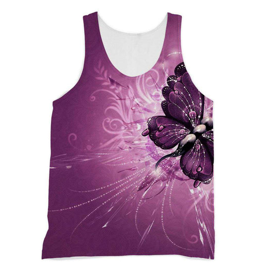 Lila Butterfly Sublimation Vest