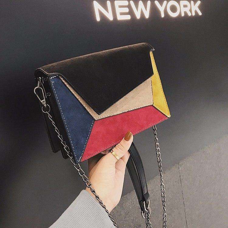 Luxus Bolsa Patchwork Messenger Taschen