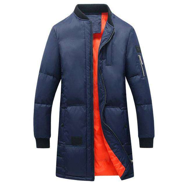 Men Warm Long Jackets