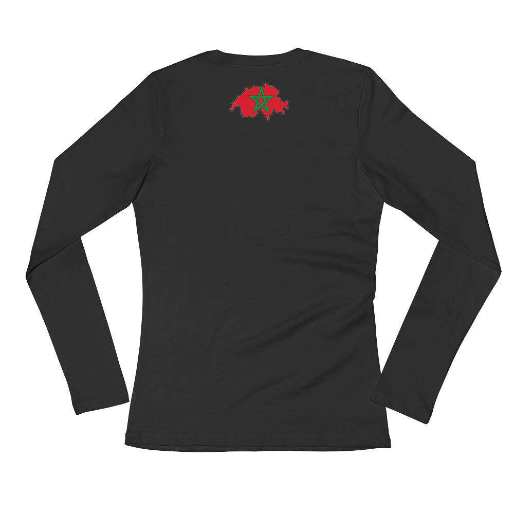 Swiss-Moroccan Ladies' Long Sleeve T-Shirt