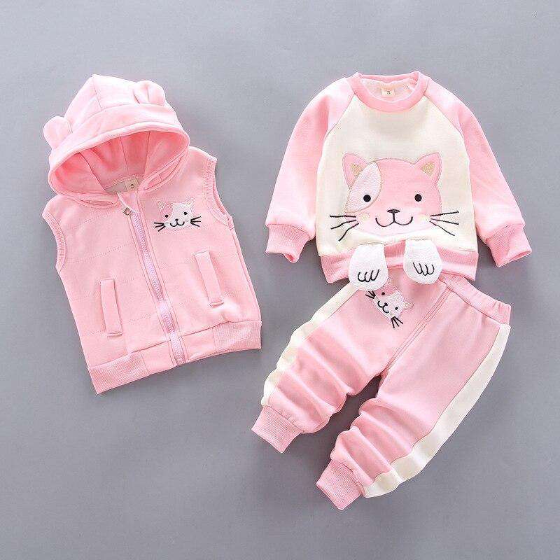 Mode Baby Jungen Kleidung Herbst Winter Warme Baby Mädchen Kleidung Kinder Sport Anzug Outfits Neugeborenen Baby Kleidung Säuglings Kleidung Sets