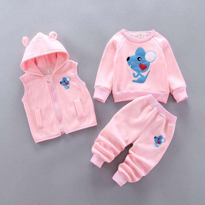 Mode Baby Jungen Kleidung Herbst Winter Warme Baby Mädchen Kleidung Kinder Sport Anzug Outfits Neugeborenen Baby Kleidung Säuglings Kleidung Sets