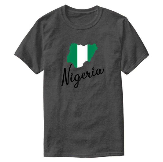 Nigeria Africa Country Map T-Shirt