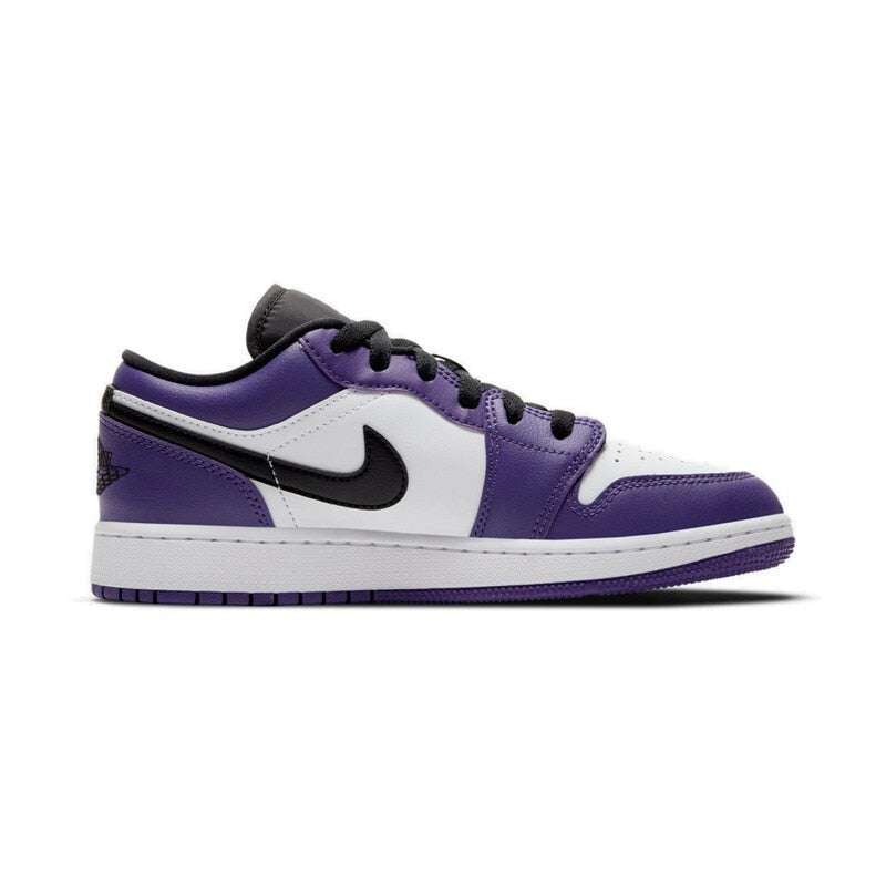 Nike Air Jordan 1 Low White Purple Toe Grape