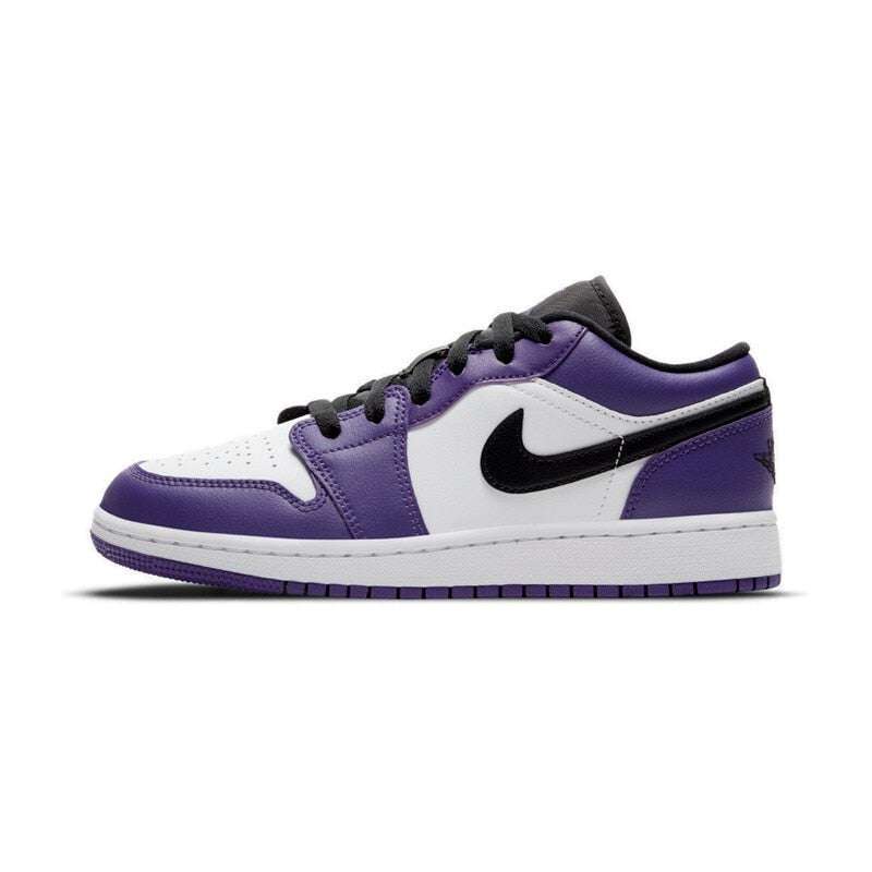 Nike Air Jordan 1 Low White Purple Toe Grape