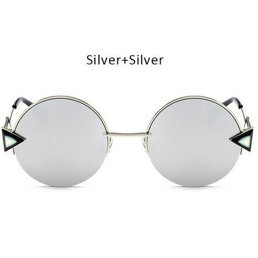 Steampunk Round Mirror Sunglasses