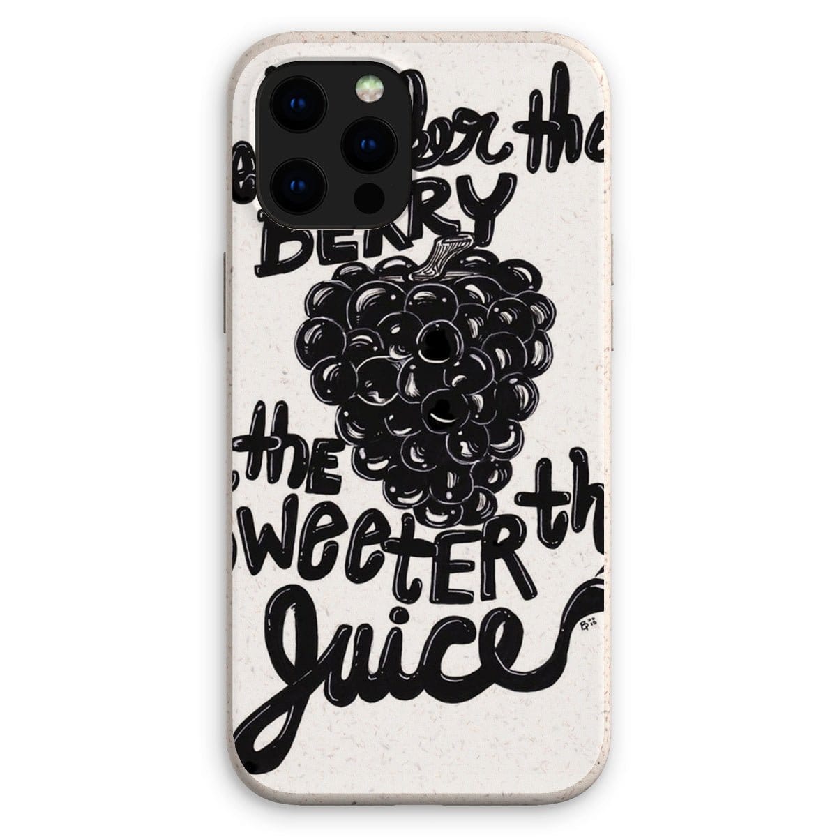 The Blacker the Berry Eco Phone Case