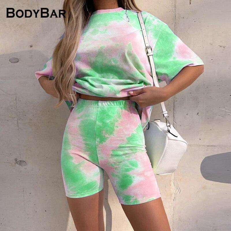 Tie Dye short Two piece Set