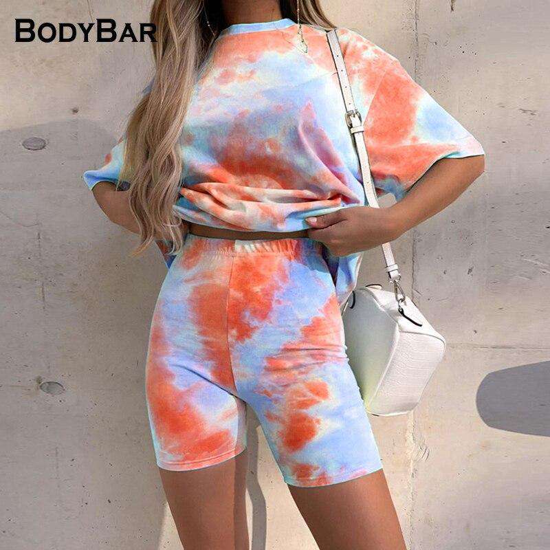 Tie Dye short Two piece Set